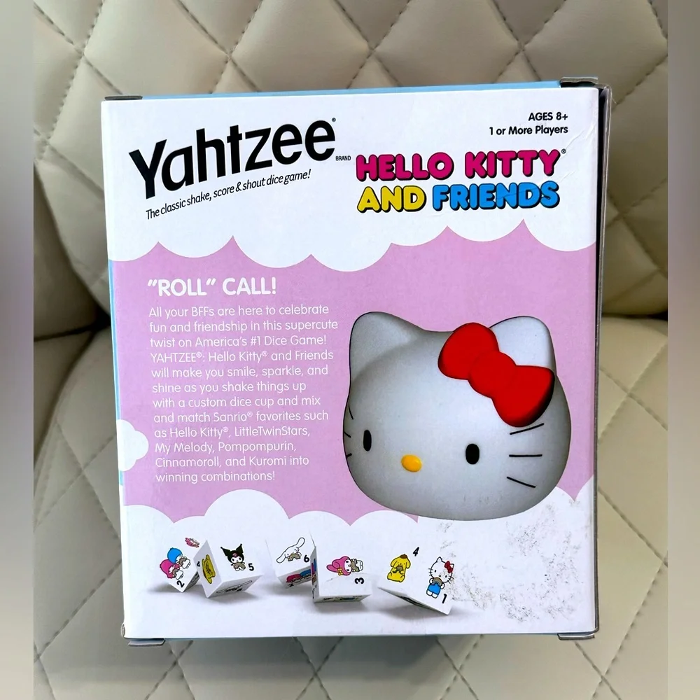 HELLO KITTY AND FRIENDS Yahtzee game New